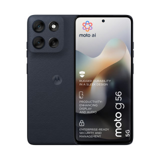 Motorola moto g56 5G 17,1 cm (6.72") Ranura híbrida Dual SIM Android 15 USB Tipo C 8 GB 256 GB 5200 mAh Negro