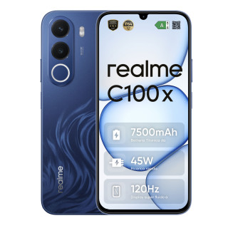 realme C100x 17,3 cm (6.8") Android 16.0 4G USB Tipo C 4 GB 256 GB 7500 mAh Azul