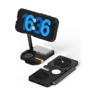 Aulumu Estación de Carga inalámbrica 4 en 1 M01 Compatible con MagSafe