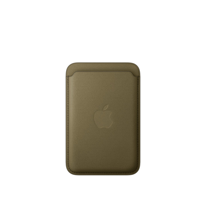 Apple Cartera de trenzado fino con MagSafe para el iPhone - Oliva oscuro