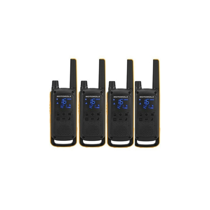 WALKIE-TALKIES MOTOROLA T82 EXTREME QUAD 10KM 16CH NEGRO B8P00811YDEMAQ