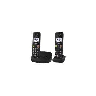 Panasonic KX-TGU112 Teléfono DECT Identificador de llamadas Negro