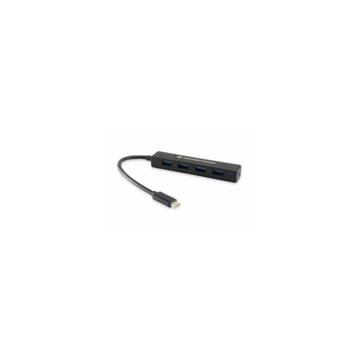HUB USB C M CONCEPTRONIC 4P NEGRO CTC4USB3