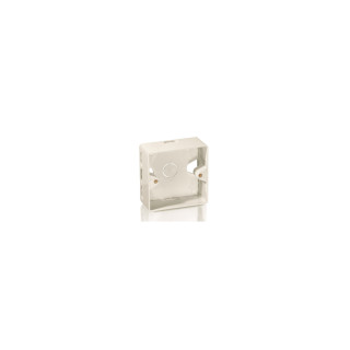 CAJA DE SUPERFICIE EQUIP PARA MONTAJE DE ROSETAS BLANCO 125561
