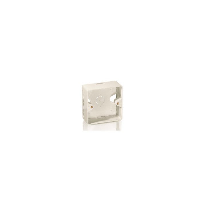 CAJA DE SUPERFICIE EQUIP PARA MONTAJE DE ROSETAS BLANCO 125561