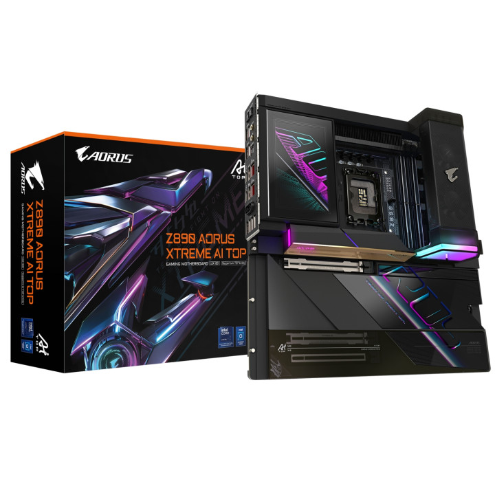 GIGABYTE Z890 AORUS XTREME AI TOP Placa Base - Compatible con CPUs Intel Core Ultra (Serie 2), VRM de 22+1+2 fases,...