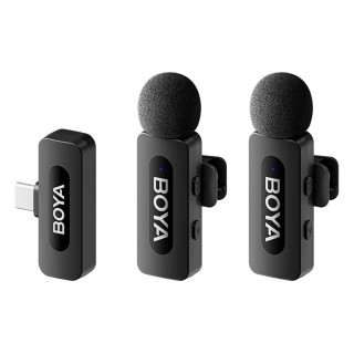 BOYA BY-V20 (V2.0) Negro Micrófono con pinza de enganche