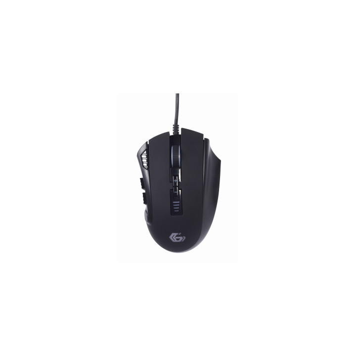 Gembird MUSG-RAGNAR-RX500 ratón Juego mano derecha USB tipo A 12000 DPI