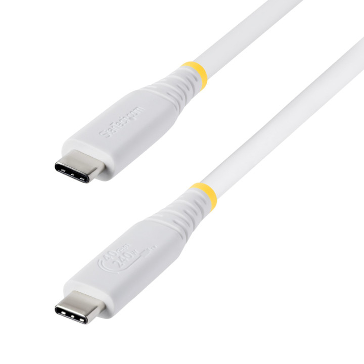 StarTech.com Cable USB4 de 1m USB-C - Cable USB Tipo C - Cable DP 2.1 - DP40 - Certificado USB-IF - Compatible con...