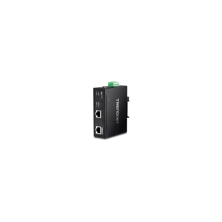 Trendnet adaptador e inyector de PoE Gigabit Ethernet Negro