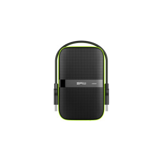 DISCO 2.5 SP HD A60 EXTERNO 1TB USB RESISTENTE AGUA NEGRO VERDE SP010TBPHDA60S3K