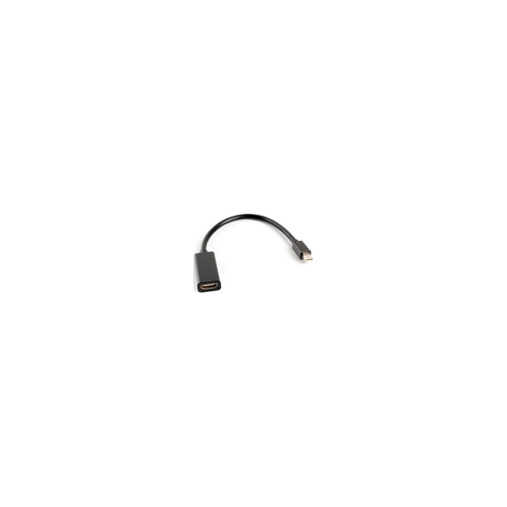 ADAPTADOR LANBERG MINI DISPLAYPORT MACHO/HDMI 20CM AD-0005-BK