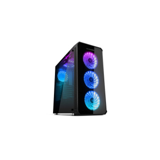 CAJA MEDIA TORRE NOX HUMMER TGM RAINBOW RGB NEGRA NXHUMMERTGM
