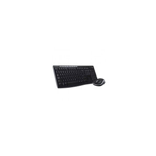 TECLADO Y RATON LOGITECH MK270 EN INGLES INALAMBRICO NEGRO 920-004523