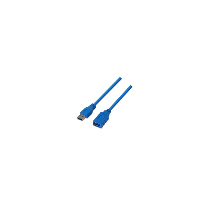CABLE ALARGADOR USB 3.0 AISENS A105-0045 MACHO A HEMBRA AZUL A105-0045