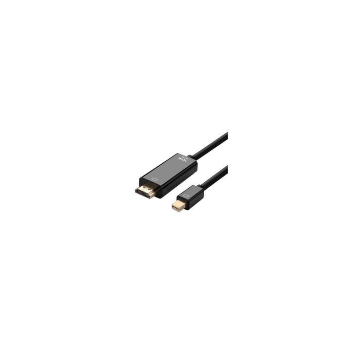 CABLE AISENS MINI DISPLAYPORT MACHO A HDMI MACHO 2M NEGRO A125-0361