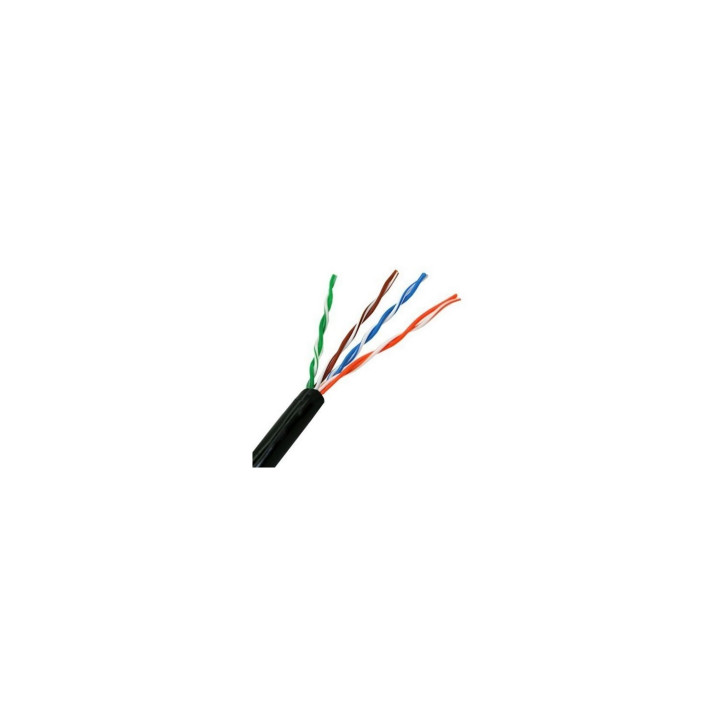BOBINA CABLE AISENS RJ45 CAT5E UTP AWG24 RIGIDO 100M NEGRO A133-0212