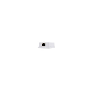 ROSETA DE SUPERFICIE NANOCABLE RJ45 CAT 6 FTP 1TOMA BLANCO 10.21.1601