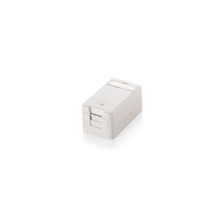 CAJA DE SUPERFICIE EQUIP KEYSTONE PARA 1 ROSETAS BLANCO 125121