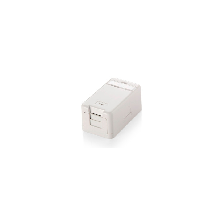 CAJA DE SUPERFICIE EQUIP KEYSTONE PARA 1 ROSETAS BLANCO 125121
