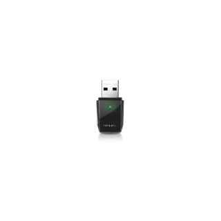ADAPTADOR DE RED WIFI TP-LINK BANDA DUAL USB 5GHZ SEGURIDAD AVANZADA NEGRO ARCHER T2U V3.0