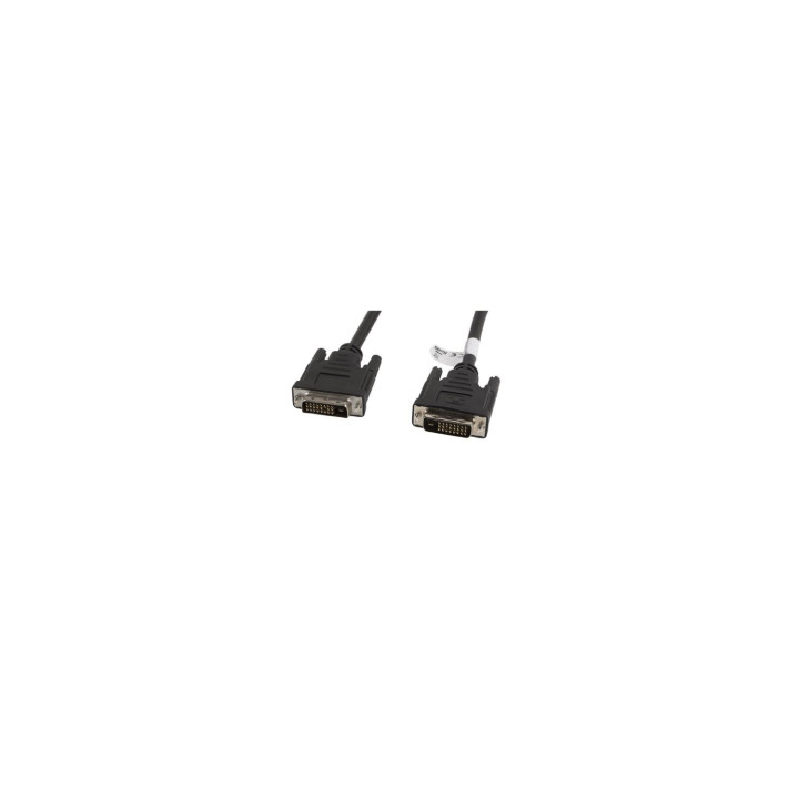 CABLE LANBERG DVI-D MACHO A DVI-D MACHO MAXIMA RESOLUCION 1440P SOPORTE 3D 3M NEGRO CA-DVID-10CC-0030-BK