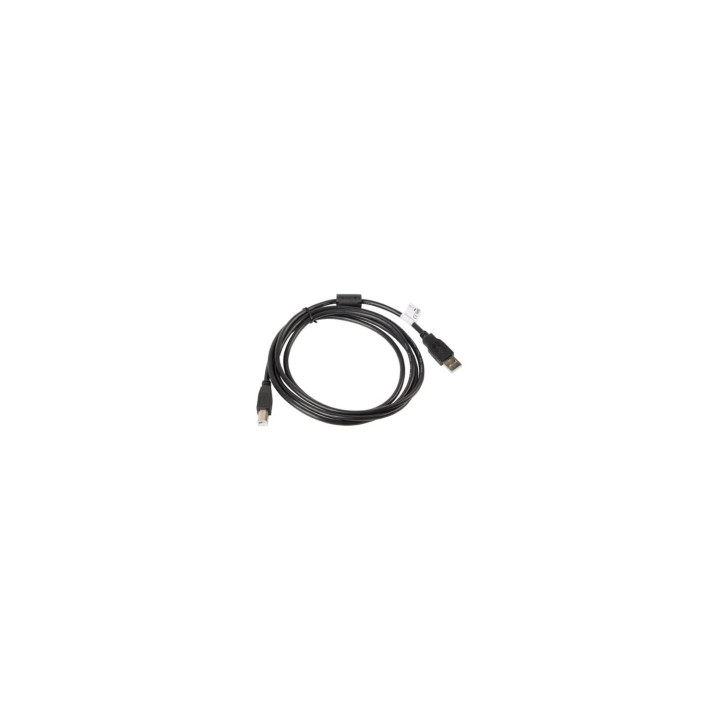 CABLE LANBERG USB-A MACHO A USB-B MACHO FERRITA 1.8M NEGRO CA-USBA-11CC-0018-BK