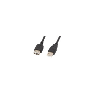 CABLE ALARGADOR USB 2.0 MACHO A USB 2.0 HEMBRA 3M NEGRO CA-USBE-10CC-0030-BK