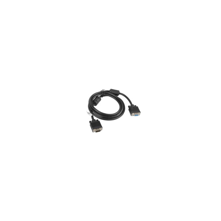 CABLE LANBERG ALARGADOR VGA MACHO A VGA HEMBRA 1.8M NEGRO CA-VGAC-10CC-0018-B+