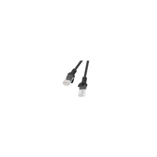 LATIGUILLO LANBERG RJ45 UTP CAT 5E 0.5M NEGRO PCU5-10CC-0050-BK