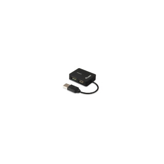 HUB EQUIP USB 2.0 LIFE 4 PUERTOS MINI HUB TRAVEL NEGRO 128952