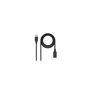 CABLE NANOCABLE USB 3.0 USB A MACHO A USB A HEMBRA 3M NEGRO 10.01.0903-BK