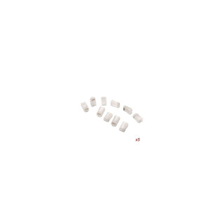 BOLSA 50 CONECTORES AISENS RJ45 8 HILOS CAT.5E AWG24 BLANCO A138-0291