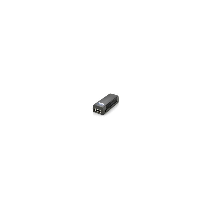 POE INJECTOR ADAPTER GIGABIT LEVEL ONE PASA DATOS Y ALIMENTACION POR EL MISMO CABLE HASTA 100M NEGRO POI-3000