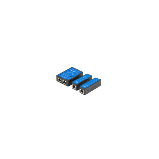 TESTER PARA CABLEADO LANBERG UNIDAD REMOTA 2XADAPTADORES BNC ADAPTADOR BNC MACHO/MACHO 3XADAPTADORES RJ45-RJ11 NT-0404