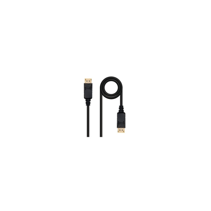 CABLE NANOCABLE DISPLAYPORT DP MACHO A DISPLAYPORT DP MACHO 5M NEGRO 10.15.2305