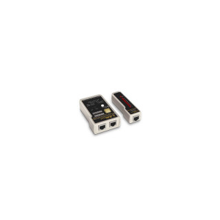 TESTER AISENS PARA CABLE RJ11 RJ12 RJ45 COAXIAL INDICADORES LED PARA CONEXIONES Y FALLOS A142-0314