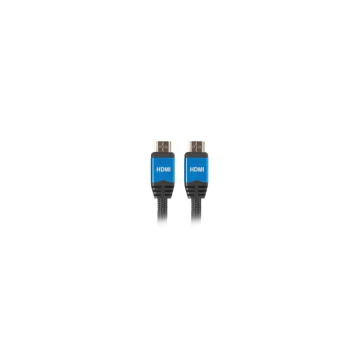 CABLE LANBERG HDMI MACHO A HDMI MACHO CHAPADOS EN ORO CARCASA ALUMINIO RESOLUCION HASTA 3840X2160 1M NEGRO...