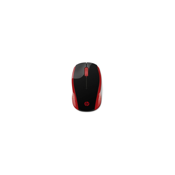 RATON INALAMBRICO HP 200 1000 PPP ALCANCE 10M DISEÍ‘O AMBIDIESTRO ROJO IMPERIAL 2HU82AA