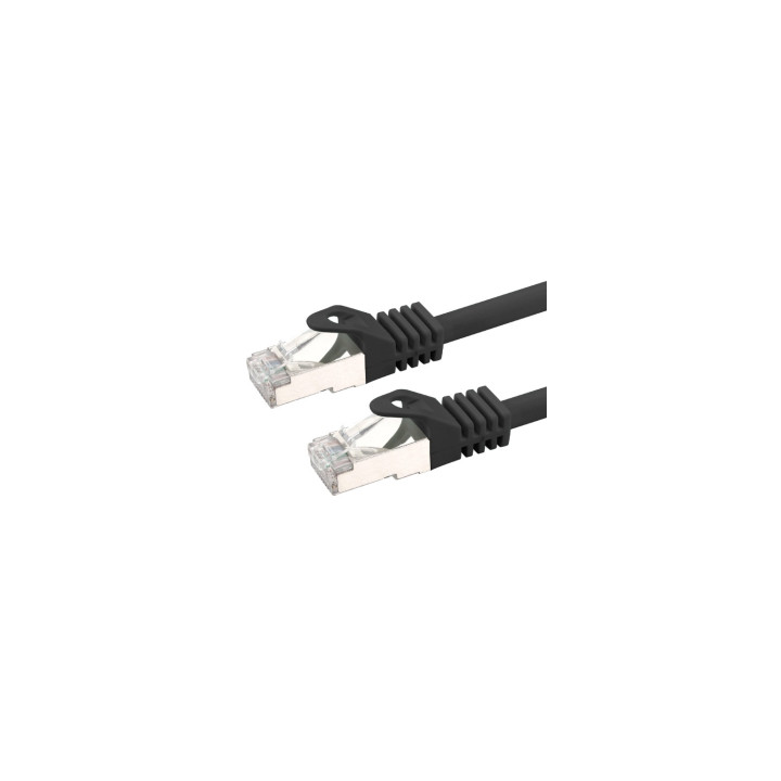 LATIGUILLO APANTALLADO EQUIP S/FTP CATEGORIA 6 HF 3M NEGRO 605592