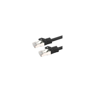 LATIGUILLO APANTALLADO EQUIP S/FTP CATEGORIA 6 HF 7.5M NEGRO 605595