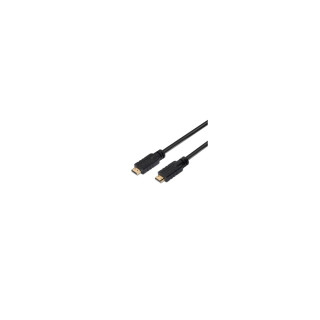 CABLE AISENS CONECTOR HDMI MACHO A HDMI MACHO PREMIUM ALTA VELOCIDAD 4K 60HZ CON REPETIDOR 15M NEGRO A120-0373