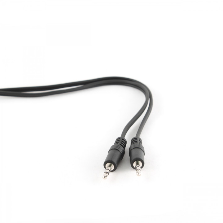 CABLE AUDIO ESTEREO GEMBIRD JACK 3.5MM MACHO A JACK 3.5MM MACHO 5M NEGRO CCA-404-5M