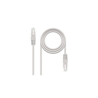 LATIGUILLO NANOCABLE CAT 6 UTP LSZH 1METRO BLANCO 10.20.1301