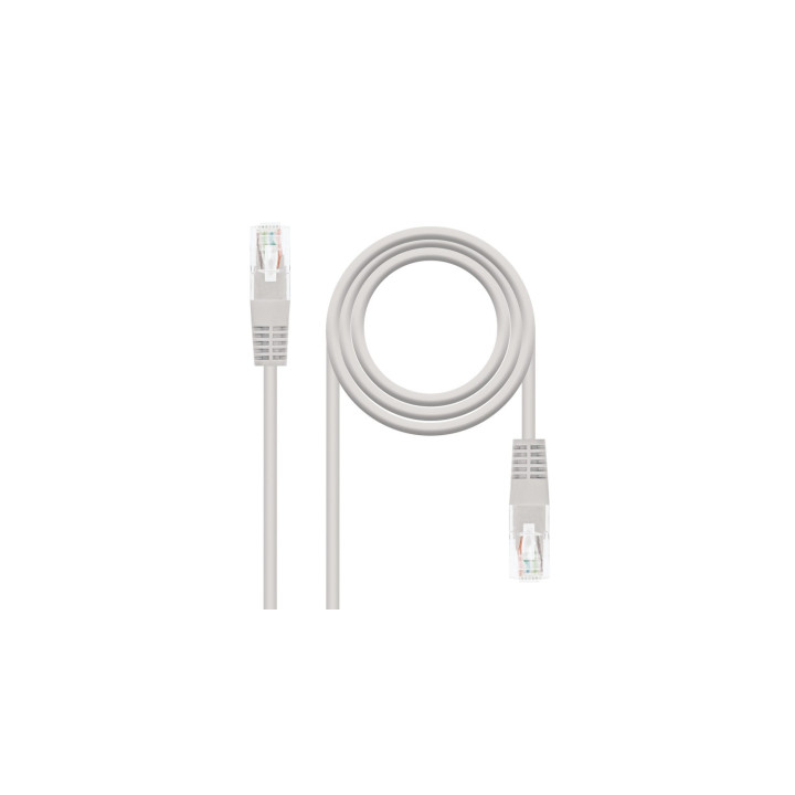 LATIGUILLO NANOCABLE CAT 6 UTP LSZH 1METRO BLANCO 10.20.1301