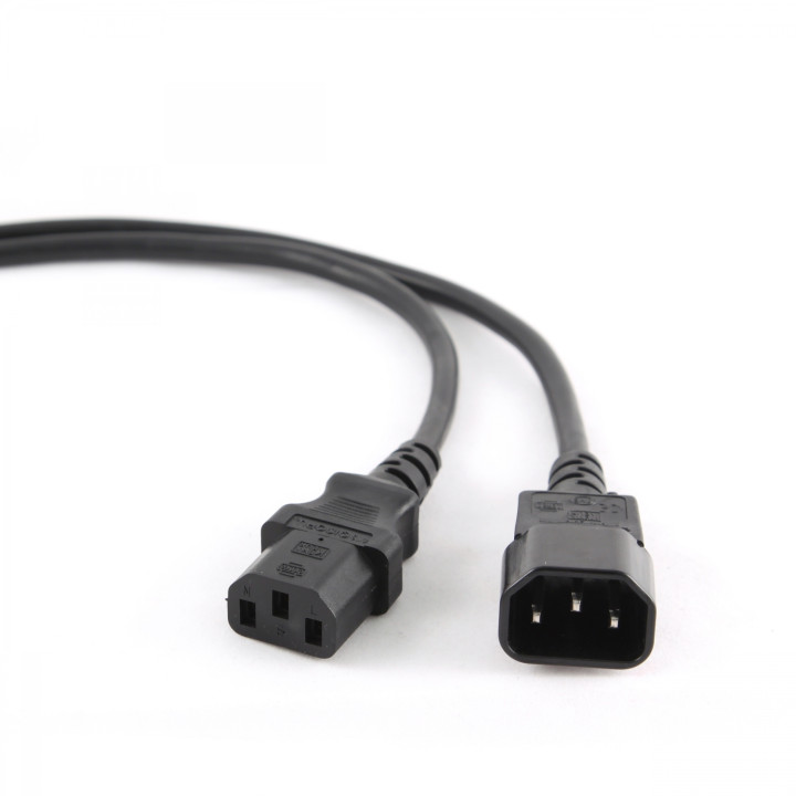 Gembird PC-189-VDE-3M cable de transmisión Negro C14 acoplador