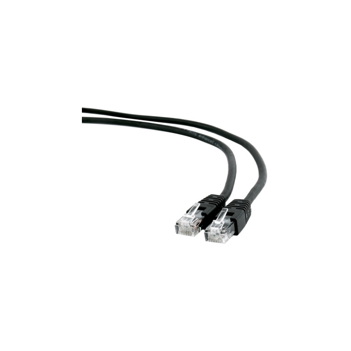 LATIGUILLO GEMBIRD CAT 6 UTP 5METROS NEGRO PP6U-5M/BK