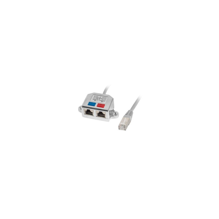 SPLITTER LANBERG LAN RJ45 A 2XRJ45 FTP TRANSMISION BIDIRECCIONAL A MAXIMA VELOCIDAD AD-0026-S