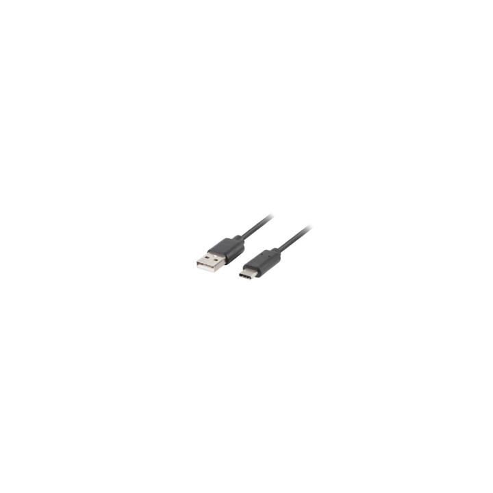 CABLE LANBERG USB TIPO-C 3.1 MACHO A USB TIPO-A 3.1 MACHO CHAPADO EN ORO 1METRO NEGRO CA-USBO-31CU-0010-BK