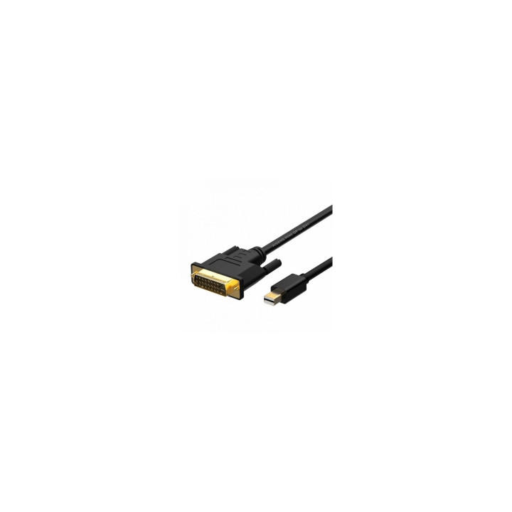 ADAPTADOR AISENS MINI DISPLAYPORT MACHO A DVI MACHO 2M NEGRO A125-0363